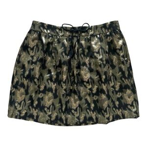 Gryphon Green, Black and Gold Mini Skirt